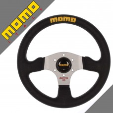 GENUINE Momo Competition Evo Steering Wheel 320mm Black Leather